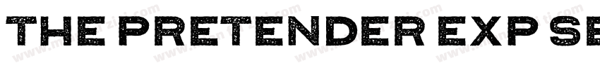 The Pretender Exp Serif字体转换